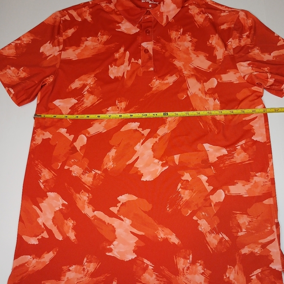 Birdie Bound Men’s Polo Shirt Size M - Red Orange Color - Picture 4 of 9